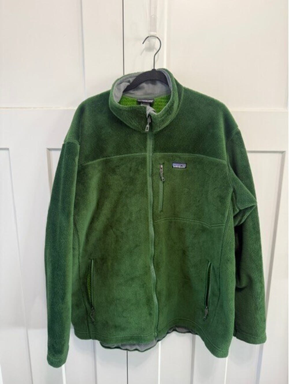 Patagonia Men's R4 Jacket warmest fleece available with polartec green size XXL